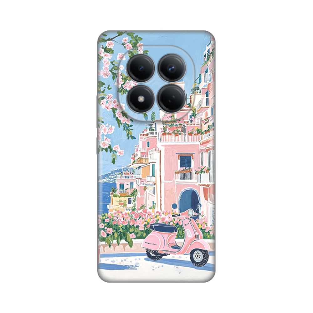 Torbica Silikonska Print za Xiaomi Redmi Note 15 Pro 4G Pink Italy