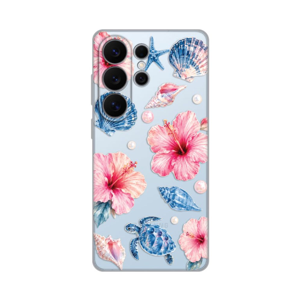 Torbica Silikonska Print Skin za Samsung S948B Galaxy S26 Ultra Hibiscus Sea