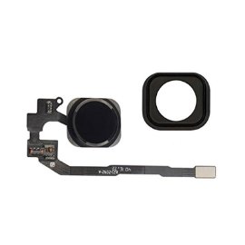 Slika Flet za Iphone 5S sa HOME tasterom+HOME dugme crno