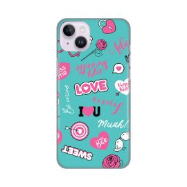 Slika Torbica Silikonska Print za iPhone 14 Plus 6.7 Love