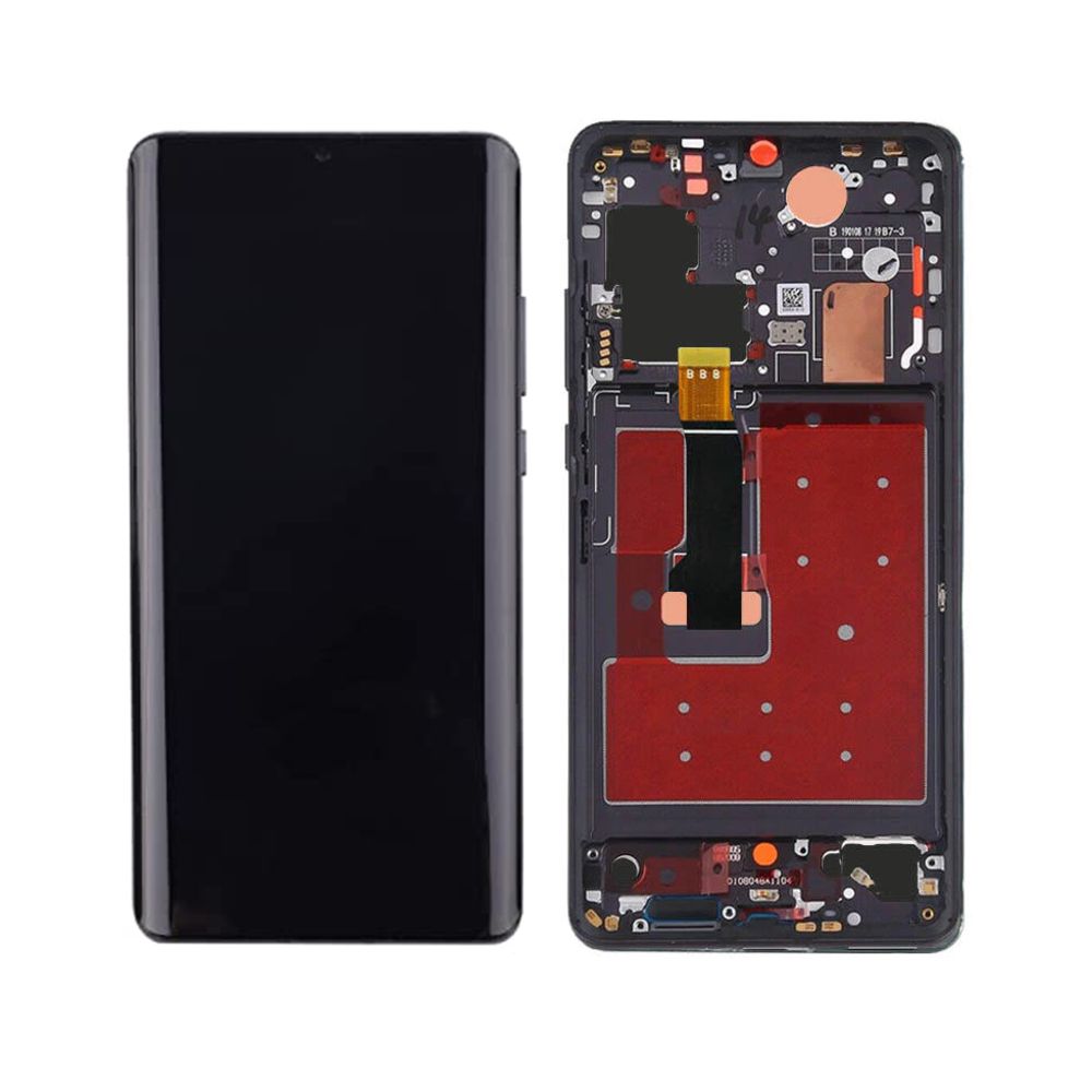 LCD za Huawei P30 PRO+touch screen crni+frame Black CHO