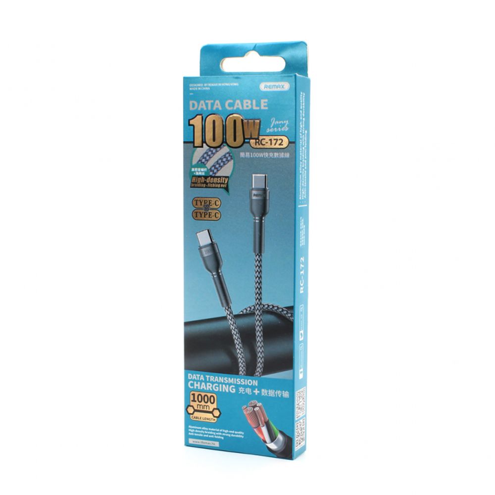 Data Kabl Remax Fast Charging 100w Pd Rc-172 Type C Na Type - slika 2