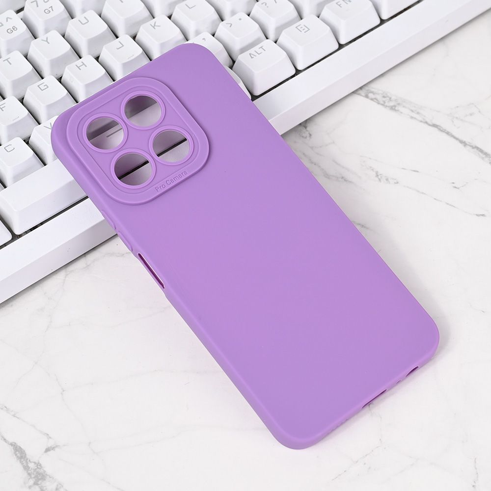 Torbica Silikon Pro Camera za Honor X6c ljubicasta