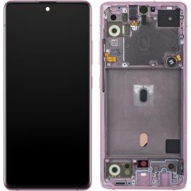 Slika LCD za Samsung A516/Galaxy A51 5G 2020+touch screen pink+frame Service Pack ORG/GH82-23124C