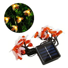 Slika Dekoracija sijalice pcelice solarne 5m