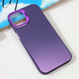 Slika Torbica Clear za iPhone 15 6.1 ljubicasta