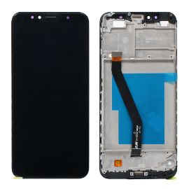 Slika LCD za Huawei Y6 2018/Honor 7A+touch screen crni+frame
