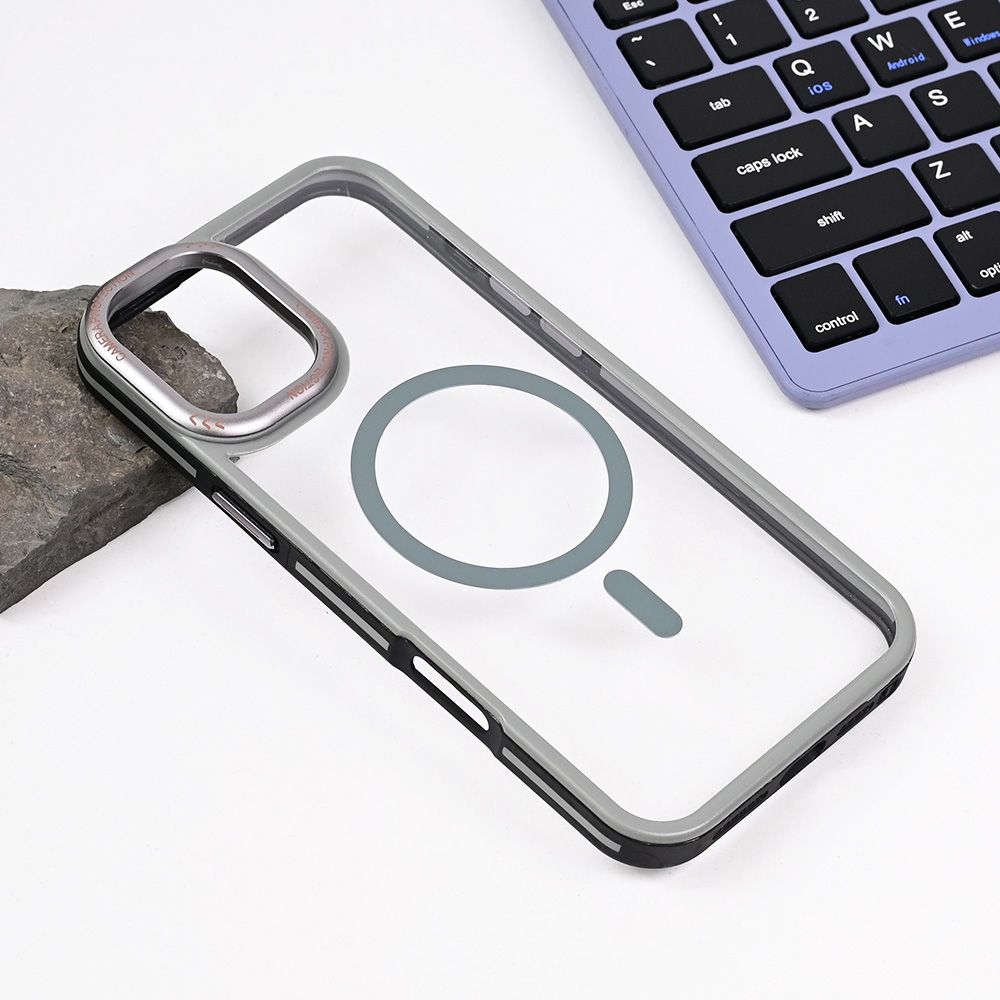 Torbica Magsafe Trendy za iPhone 16 Plus 6.7 siva