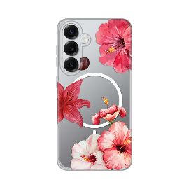Torbica Print Magsafe za Samsung S931B Galaxy S25 Hibiscus