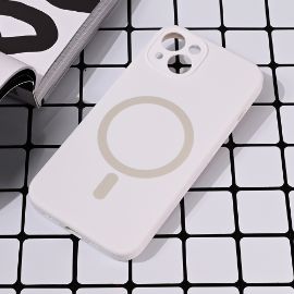 Torbica Magsafe Pure color za iPhone 13 6.1 bela