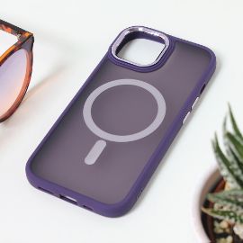 Slika Torbica Magsafe colorful za iPhone 15 6.1 ljubicasta