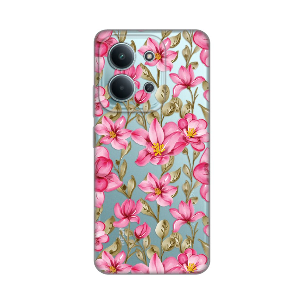 Torbica Silikonska Print za Xiaomi Redmi 15C 4G Magnolia