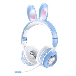 Slika Bluetooth slusalice Bunny plave