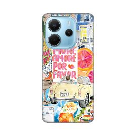 Torbica Silikonska Print za Xiaomi Redmi Note 14 4G (SRB) More Amore