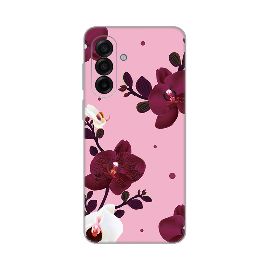 Torbica Silikonska Print Skin za Samsung A175F Galaxy A17 Pink Orchid
