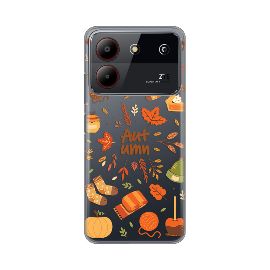 Torbica Silikonska Print Skin za ZTE Blade A54 Autumn