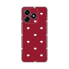 Slika Torbica Silikonska Print Skin za Honor X5c Plus Burgundy Hearts