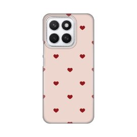 Torbica Silikonska Print za Honor X8c Beige Hearts