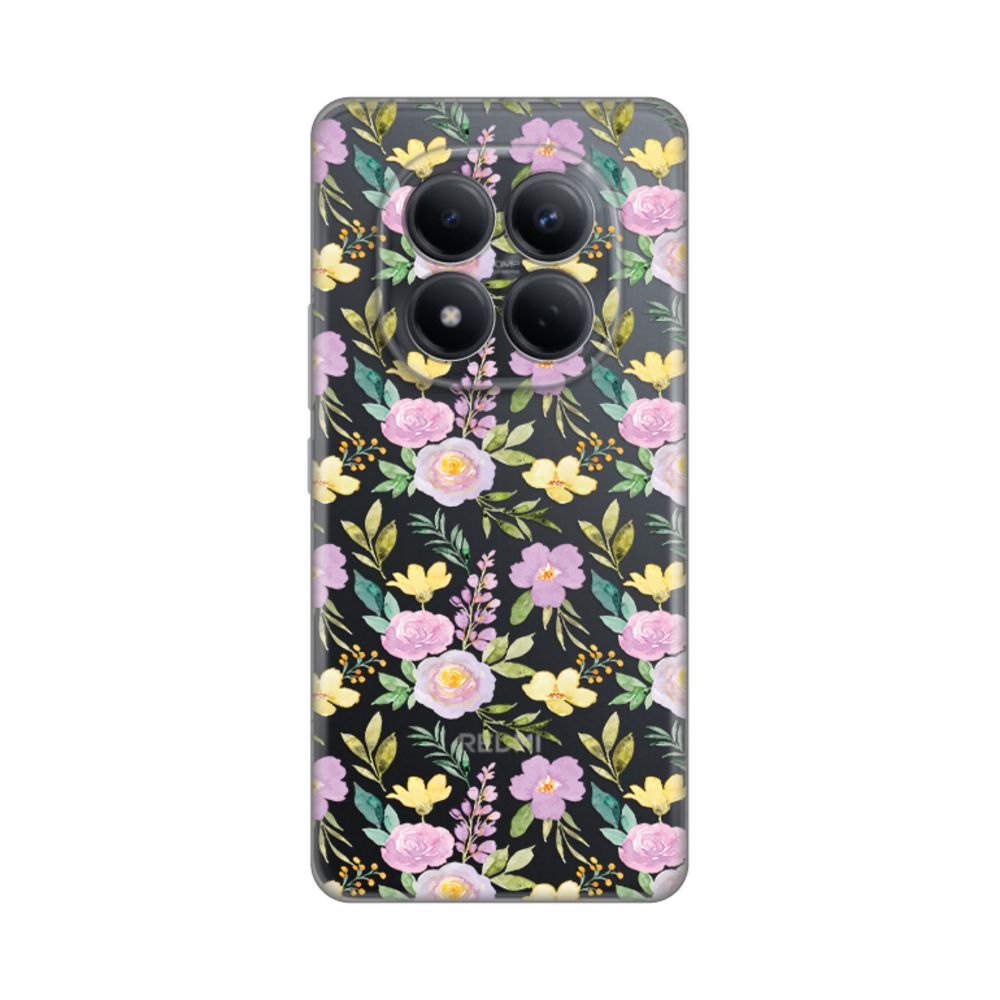 Torbica Silikonska Print Skin za Xiaomi Redmi Note 15 Pro 4G Soft Flowers
