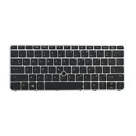 Tastatura za laptop HP 820 G3 sa misem sivi frejm
