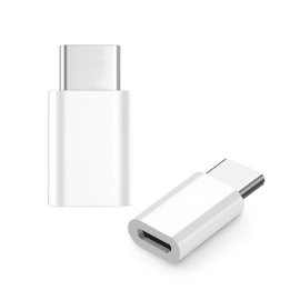 Slika Adapter OTG micro USB na Type C beli