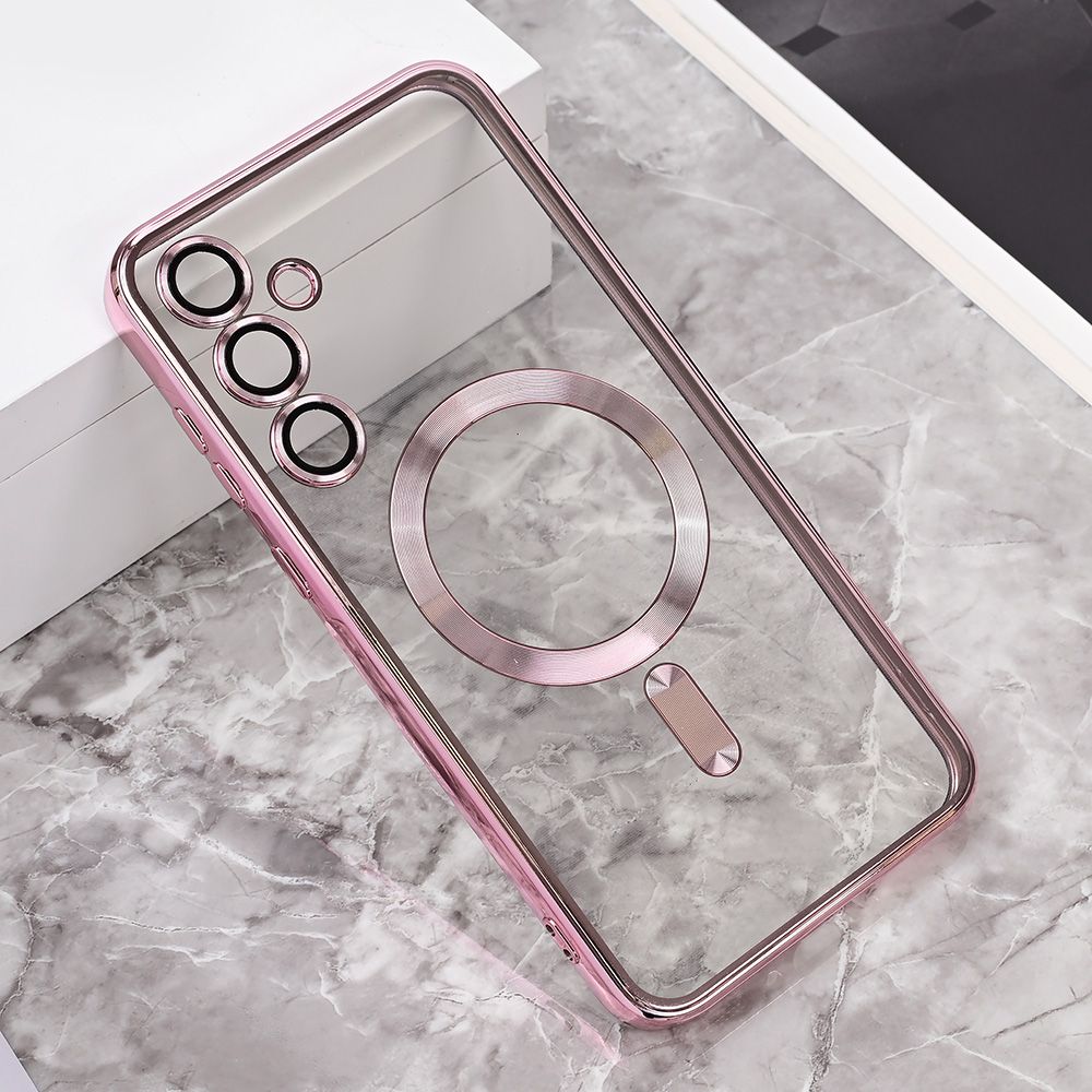 Torbica Magsafe Lux za Samsung A356B Galaxy A35 5G roze