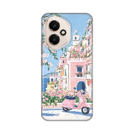 Slika Torbica Silikonska Print za Honor 400 Pink Italy