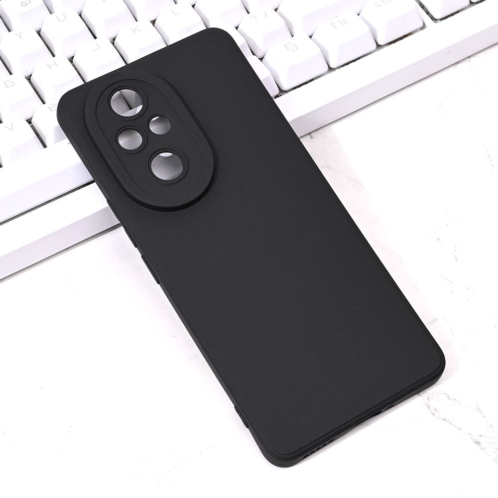 Torbica Silikon Pro Camera za Honor 200 Pro crna