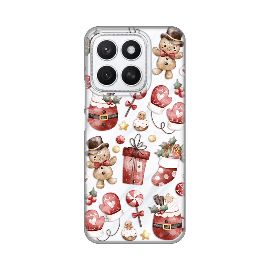 Torbica Silikonska Print Skin za Honor X8c Cozy Christmas