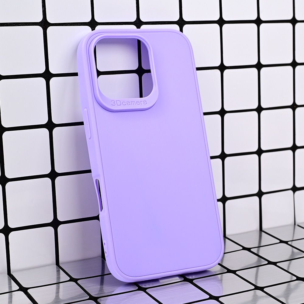 Torbica 3D Camera za iPhone 16 Pro 6.3 ljubicasta