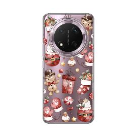 Slika Torbica Silikonska Print Skin za Honor Magic 7 Lite Cozy Christmas