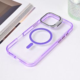Slika Torbica Magsafe transparent za iPhone 16 Pro Max 6.9 ljubicasta