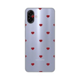 Torbica Silikonska Print za Samsung A075F Galaxy A07 Red Hearts