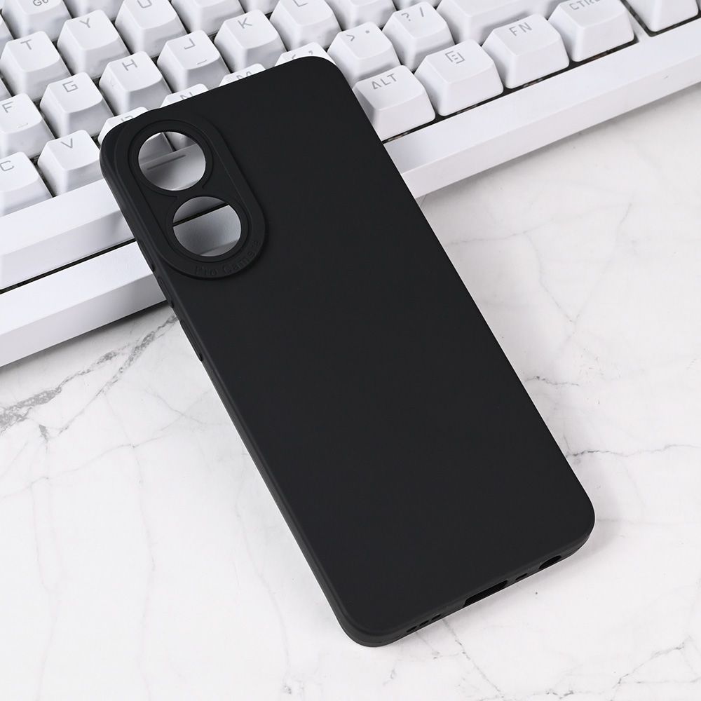 Torbica Silikon Pro Camera za Oppo A78 crna