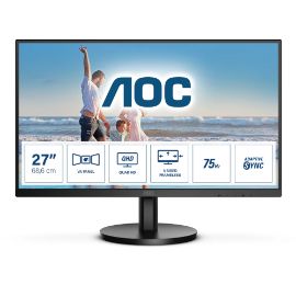Slika Monitor 27 AOC Q27B3MA 2560x1440 / QHD 2K / VA / 75Hz / 4ms / HDMIx2 DP