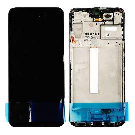 LCD za Samsung A256/Galaxy A25 + touch screen + frame Black Service Pack ORG/GH82-33214A