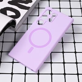 Slika Torbica Magsafe Pure color za Samsung S928B Galaxy S24 Ultra lila