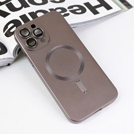 Torbica Magsafe Chrome za iPhone 13 Pro Max 6.7 siva