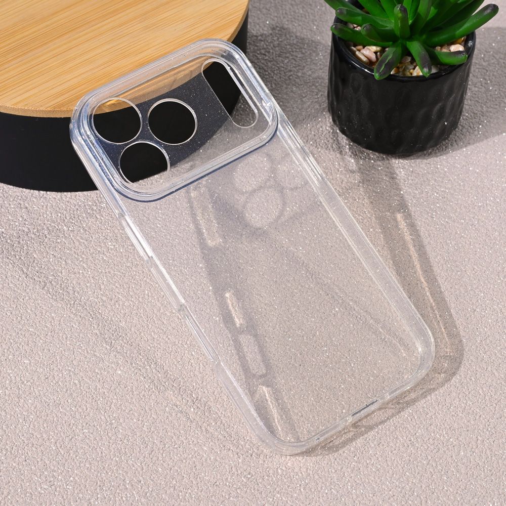 Torbica Sparkle Dust za iPhone 17 Pro 6.3 transparent