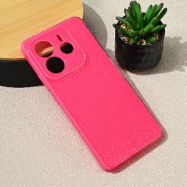 Torbica Sparkle Dust za Xiaomi Redmi Note 14 5G pink