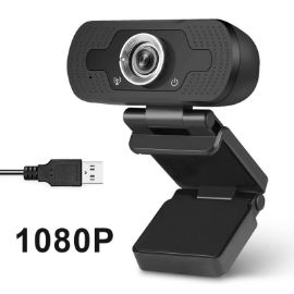 Slika Web kamera za PC 1080P sa mikrofonom LED JWD-65 crna