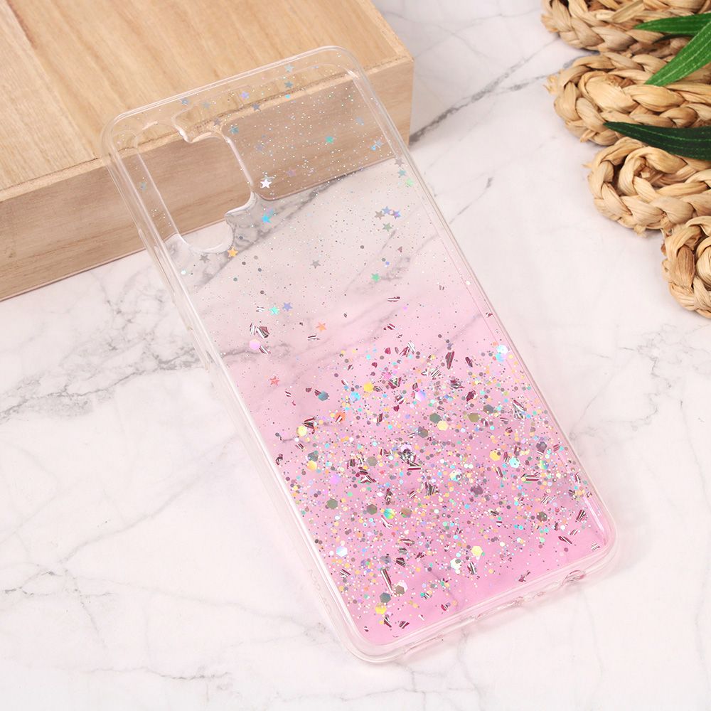 Torbica Silikonska Glitter za Samsung A325F Galaxy A32 4G (EU) roze