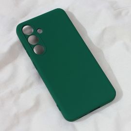 Torbica Teracell Soft Velvet za Samsung S921B Galaxy S24 tamno zelena