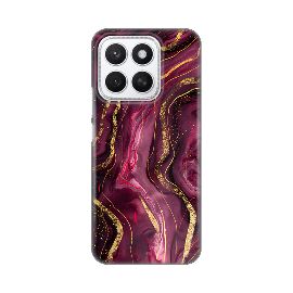 Slika Torbica Silikonska Print za Honor X8c Burgundy