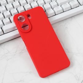 Torbica Silikon Pro Camera za Xiaomi Redmi 13C crvena