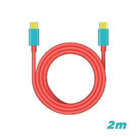 Data kabl Coteci Thunderbolt 87303 100W 4K 20Gbps PD na Type C crveni 2m