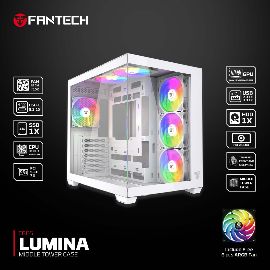 Kuciste Gaming Fantech CG85 Lumina belo