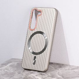 Slika Torbica Magsafe Stripe za Samsung S911B Galaxy S23 siva