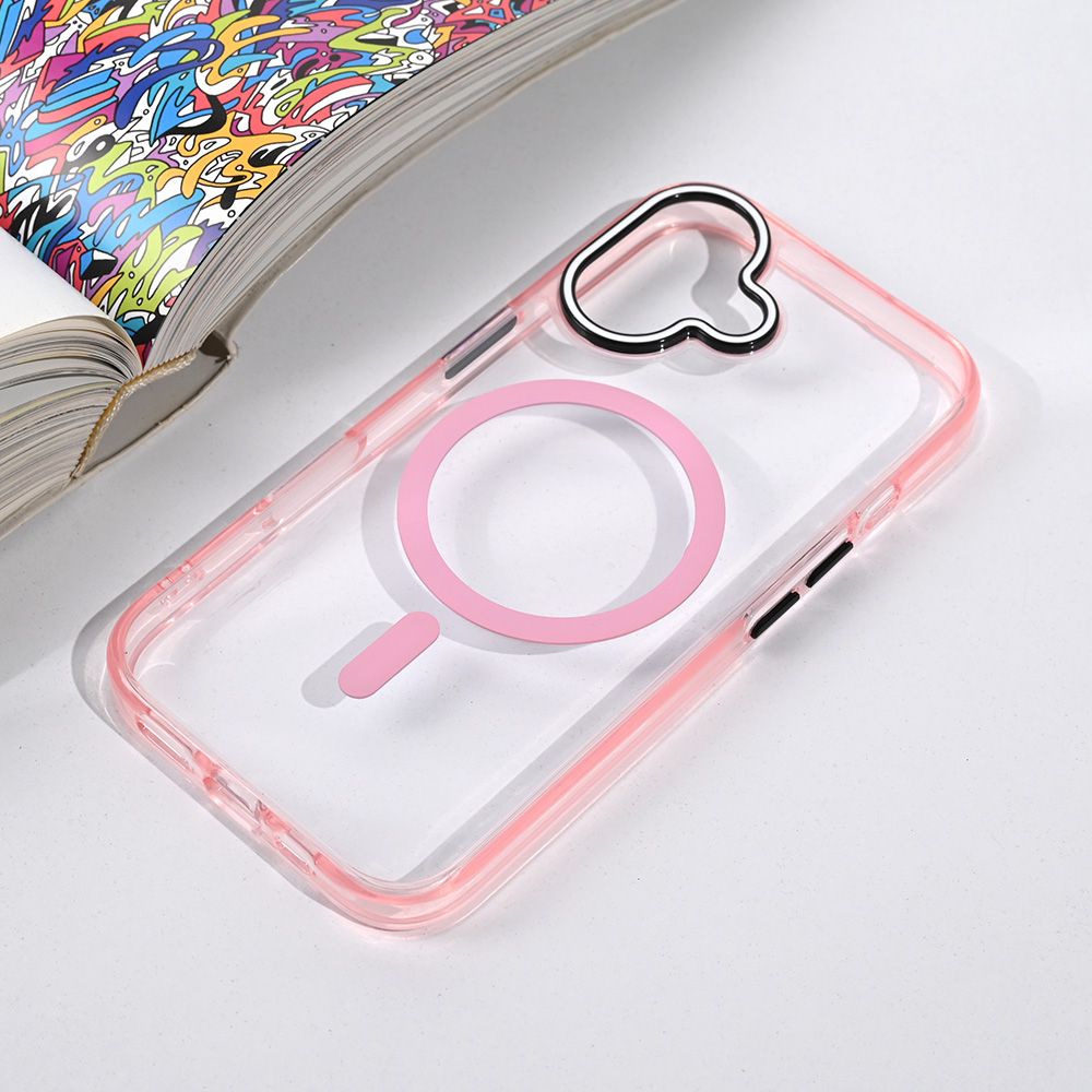 Torbica Magsafe Color Pop za iPhone 17 6.3 roze