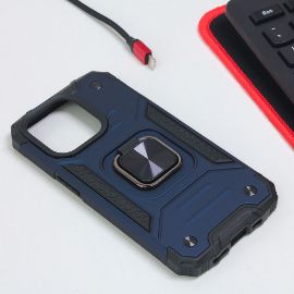 Slika Torbica Hard Border Ring za iPhone 14 Pro 6.1 plava